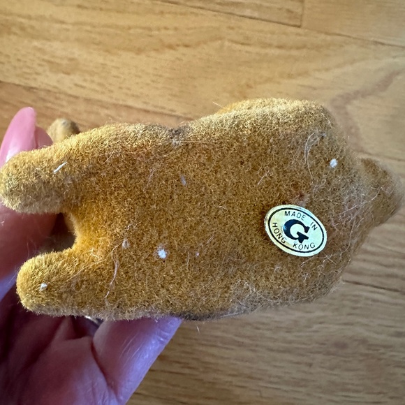 Vintage Flocked Deer Two Fawns - Picture 12 of 16